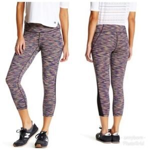 Zella streamline cosmic dye mesh cropped leggings Size XS